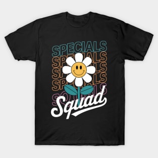 Specials Squad Groovy Art Music PE Tech Teacher T-Shirt